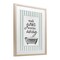 Stupell Industries Wash Worries Away Green Stripes Framed Print Under Glass, design by Lettered and Lined